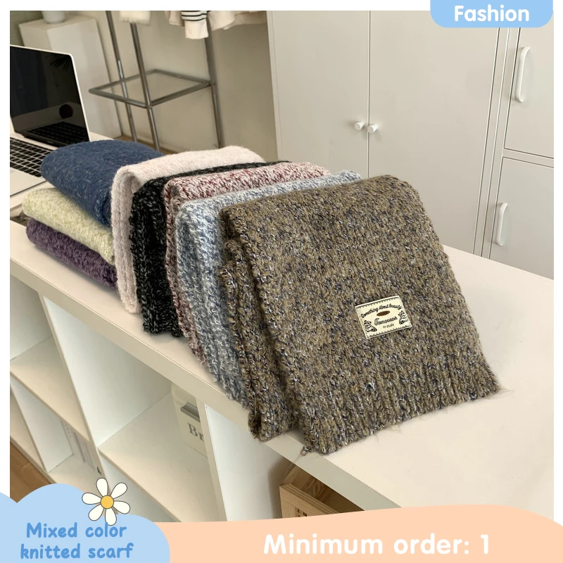 Winter Retro Mixed Color Furry Knitted Scarf for Men and Women Daily Wear Outdoor Commuting All-match Neck Protection Warm Scarf
Winter Retro Mixed Color Furry Knitted Scarf for Men and Women Daily Wear Outdoor Commuting All-match Neck Protection Warm Scarf