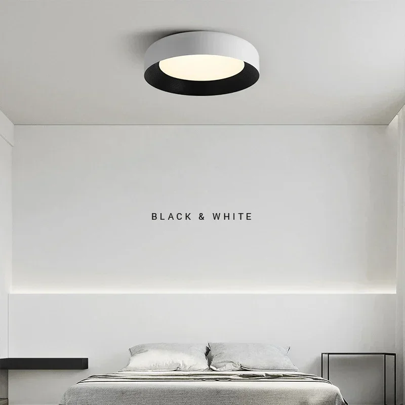 SANDYHA Modern Simple LED Ceiling Lamp Circular Design Black White Bedroom Living Room Kitchen Light Fixture Energy Efficient
SANDYHA Modern Simple LED Ceiling Lamp Circular Design Black White Bedroom Living Room Kitchen Light Fixture Energy Efficient