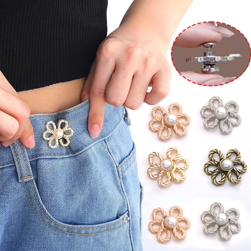 1/4 шт., затягиватель пояса с цветком для джинсов, брюк, платье, пуговицы, регулируемые затягивающиеся украшения, пряжка на талию, ювелирные аксессуары
1/4 шт., затягиватель пояса с цветком для джинсов, брюк, платье, пуговицы, регулируемые затягивающиеся украшения, пряжка на талию, ювелирные аксессуары