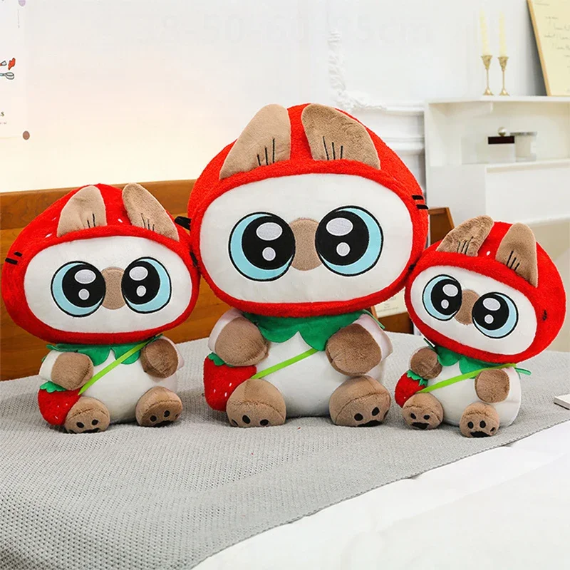 hot 60cm Cute Strawberry Siamese Cat Plush Toy Fruit Xiaodouni Doll Stuffed Animal for Kids Birthday Xmas Gift Room decoration
hot 60cm Cute Strawberry Siamese Cat Plush Toy Fruit Xiaodouni Doll Stuffed Animal for Kids Birthday Xmas Gift Room decoration