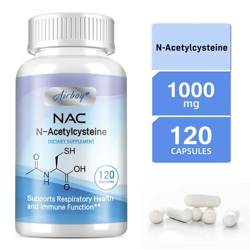 NAC Supplements N-Acetyl-L-Cysteine - Supports Respiratory Health, Promotes Kidney Detoxification, and Enhances Immune System
NAC Supplements N-Acetyl-L-Cysteine - Supports Respiratory Health, Promotes Kidney Detoxification, and Enhances Immune System