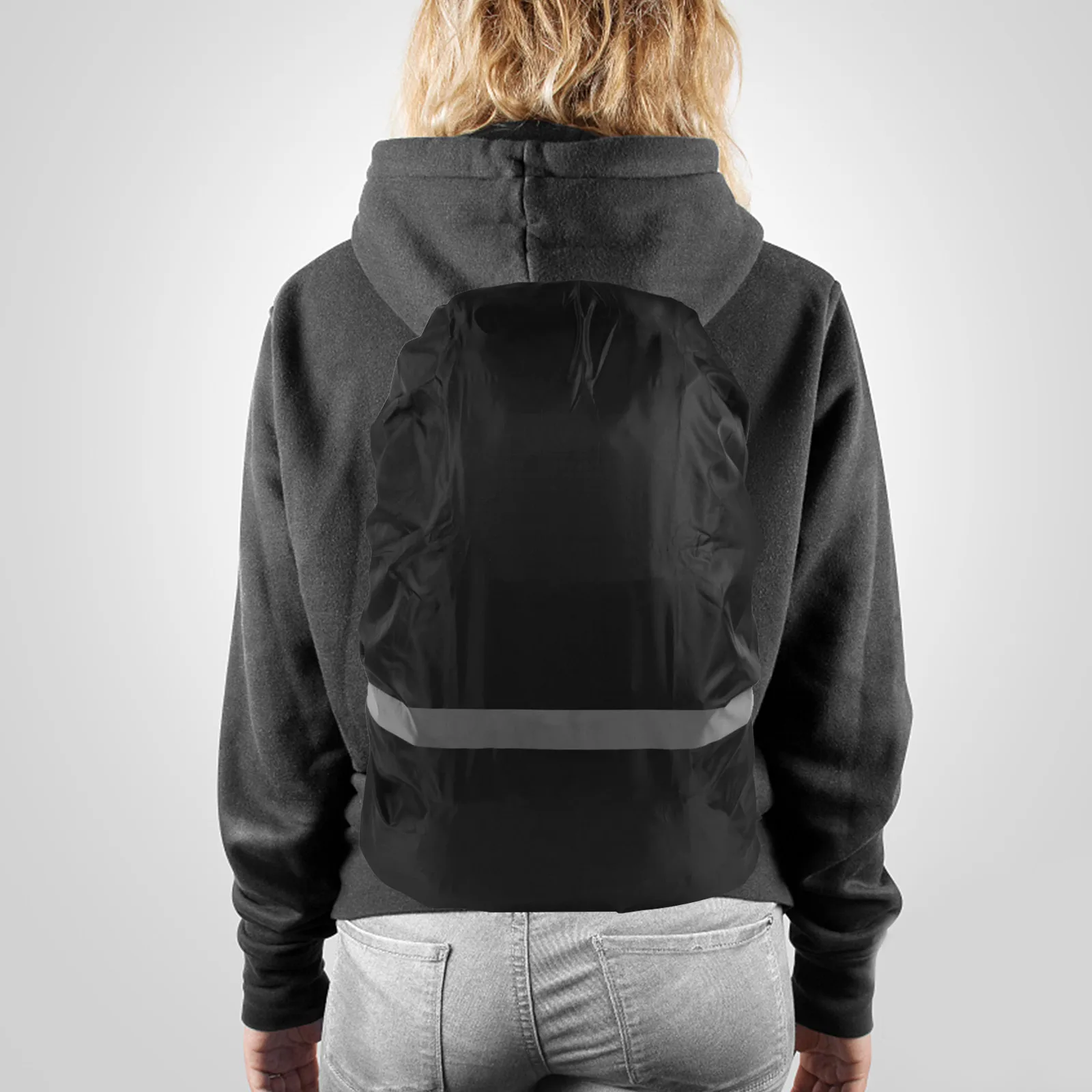 Waterproof Backpack Rain Covers Reflective Anti-Slip Buckle Straps For Hiking Biking Camping Outdoor Traveling Black Lightweight
Waterproof Backpack Rain Covers Reflective Anti-Slip Buckle Straps For Hiking Biking Camping Outdoor Traveling Black Lightweight