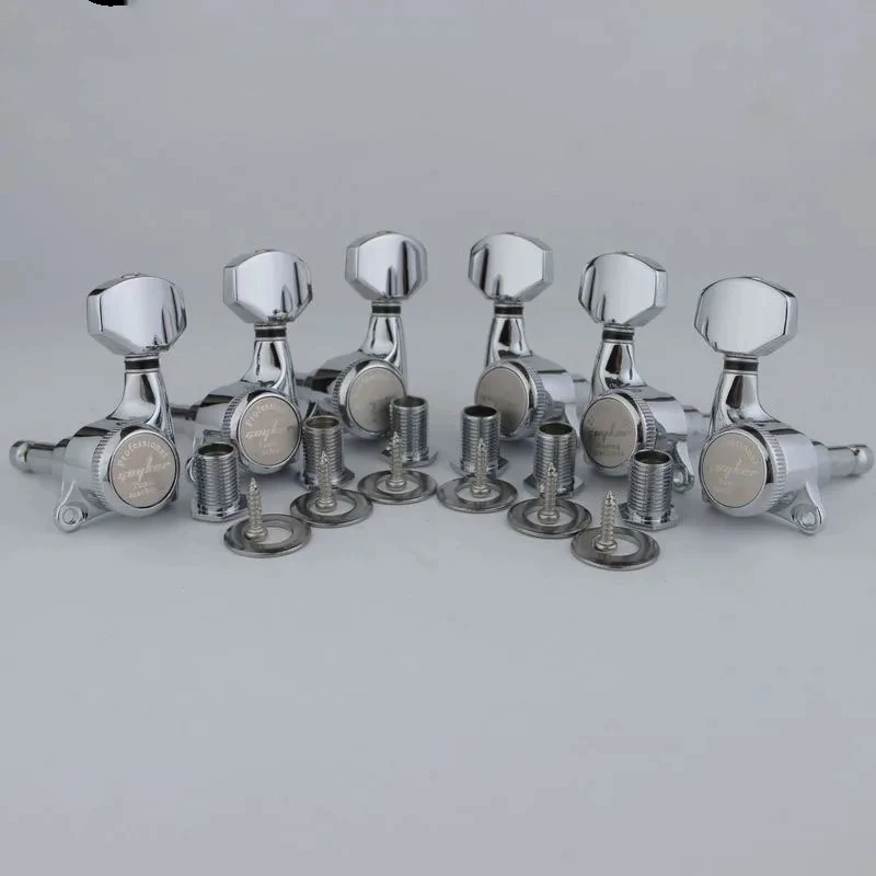 GUYKER Guitar Locking Tuners Electric Guitar Machine Heads Tuners Metal Lock Guitar Tuning Pegs
GUYKER Guitar Locking Tuners Electric Guitar Machine Heads Tuners Metal Lock Guitar Tuning Pegs