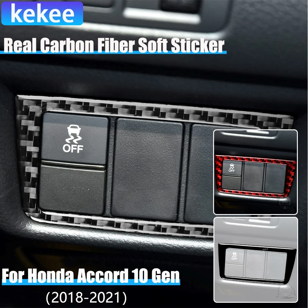 Real Carbon Fiber Car Accessories Dashboard Button Decorative Cover Soft Sticker For Honda Accord 10th Gen 2018 2019 2020 2021
Real Carbon Fiber Car Accessories Dashboard Button Decorative Cover Soft Sticker For Honda Accord 10th Gen 2018 2019 2020 2021