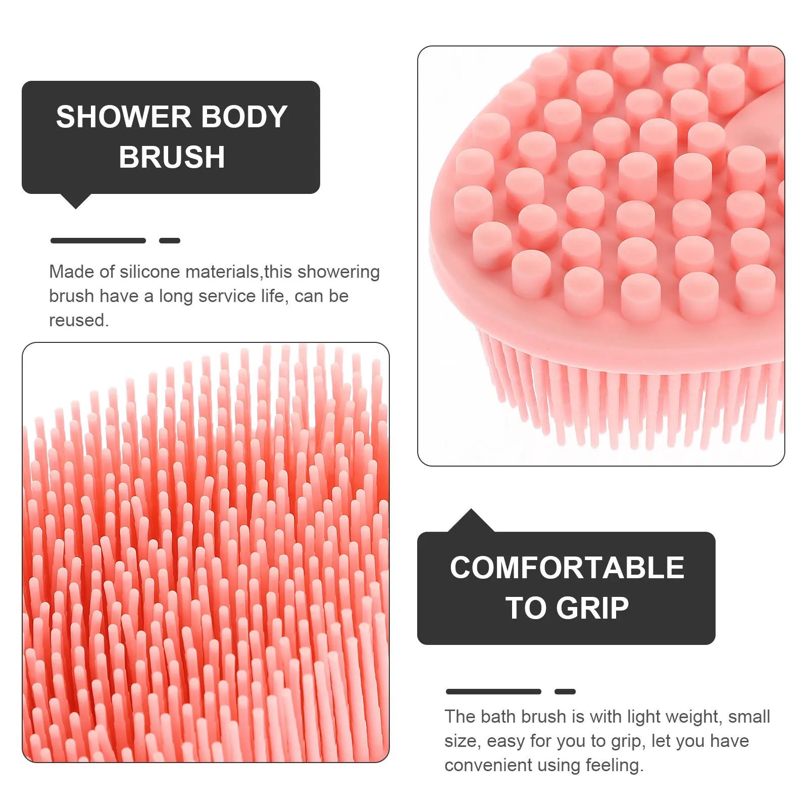 3Pcs Body Washing Brush Silicone Shower Scrubber for Exfoliating Bathing Lightweight Compact Grip Easy Clean Legs Arms Tender
3Pcs Body Washing Brush Silicone Shower Scrubber for Exfoliating Bathing Lightweight Compact Grip Easy Clean Legs Arms Tender