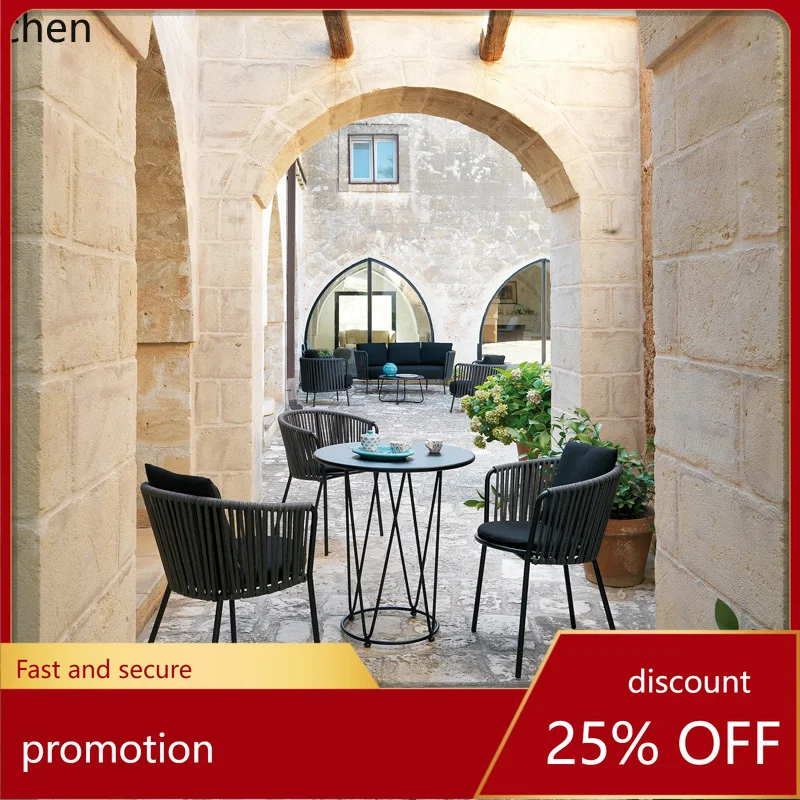 HT Outdoor Table and Chair Set for Courtyard, Waterproof and Sunproof, Simple Modern Outdoor Balcony Leisure Coffee Table Set
HT Outdoor Table and Chair Set for Courtyard, Waterproof and Sunproof, Simple Modern Outdoor Balcony Leisure Coffee Table Set