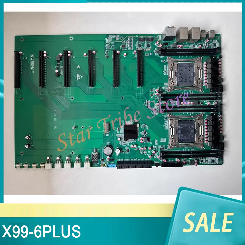 X99-6PLUS Motherboard With Multiple Channels And 63 Card Spacing
X99-6PLUS Motherboard With Multiple Channels And 63 Card Spacing