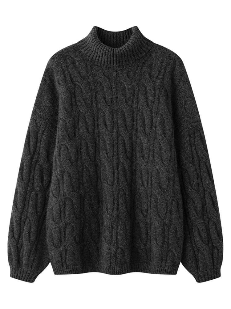 Heavily thickened 100% pure cashmere sweater high lapel sweater short lazy wind knit bottoming shirt temperament.
Heavily thickened 100% pure cashmere sweater high lapel sweater short lazy wind knit bottoming shirt temperament.