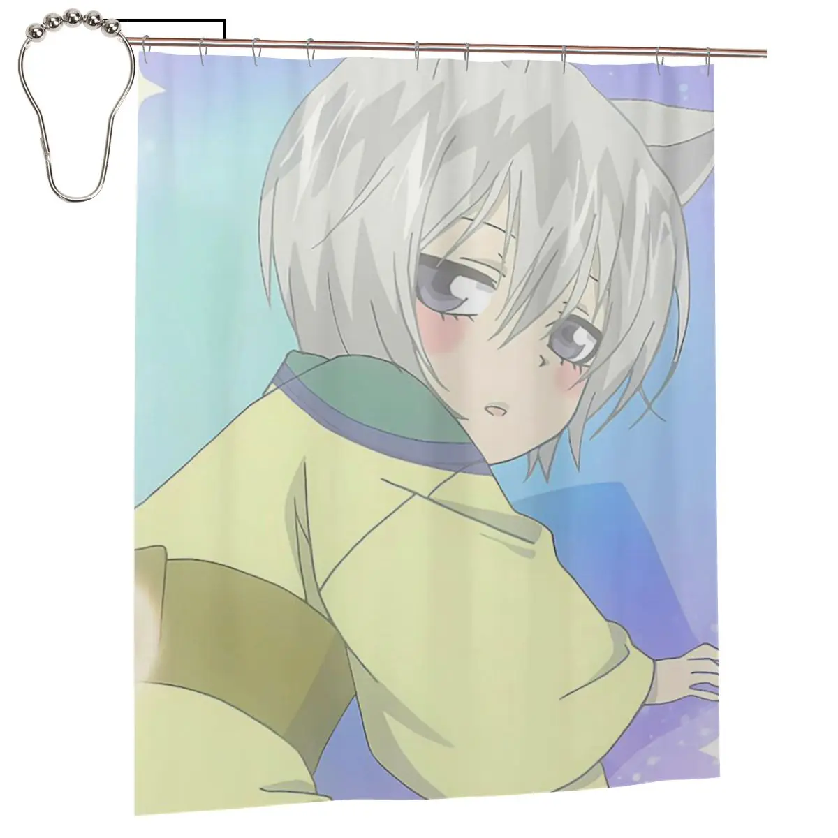 Занавеска для душа с изображением персонажей аниме Kamisama Kiss (Нанами Томоэ), полиэстеровая, водонепроницаемая, с крючками
Занавеска для душа с изображением персонажей аниме Kamisama Kiss (Нанами Томоэ), полиэстеровая, водонепроницаемая, с крючками