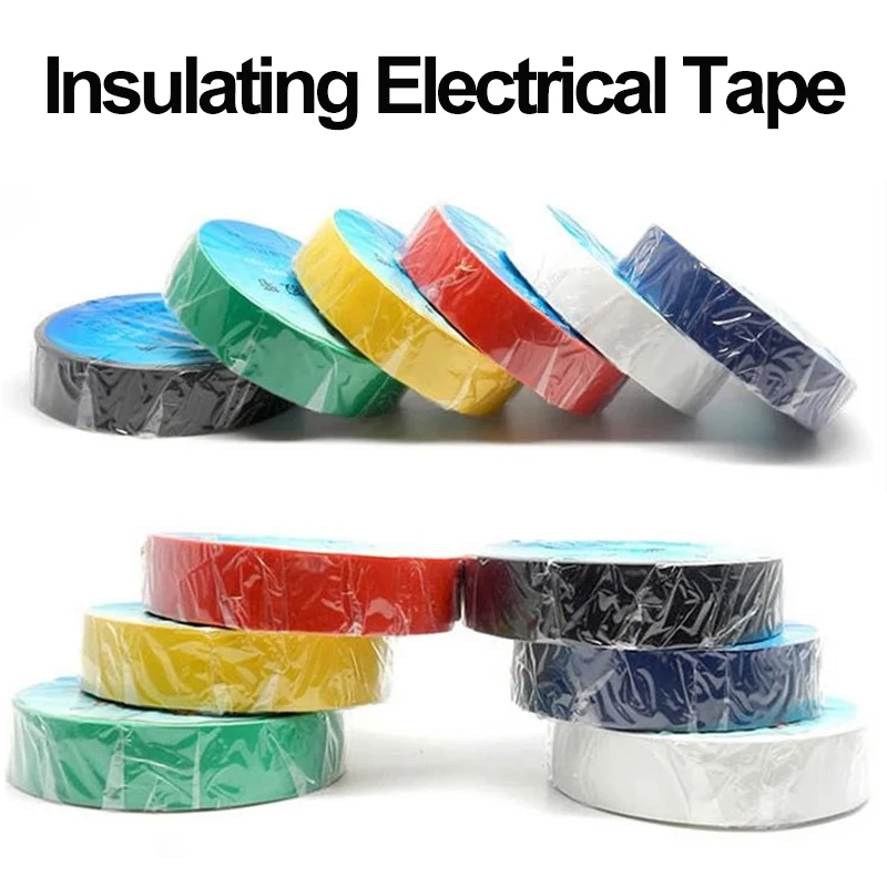 10PCS/Roll Colorful Weatherproof Electrical Tape for Maintenance Safety Record Indoor and Outdoor Electrical Wiring 10 Meters
10PCS/Roll Colorful Weatherproof Electrical Tape for Maintenance Safety Record Indoor and Outdoor Electrical Wiring 10 Meters