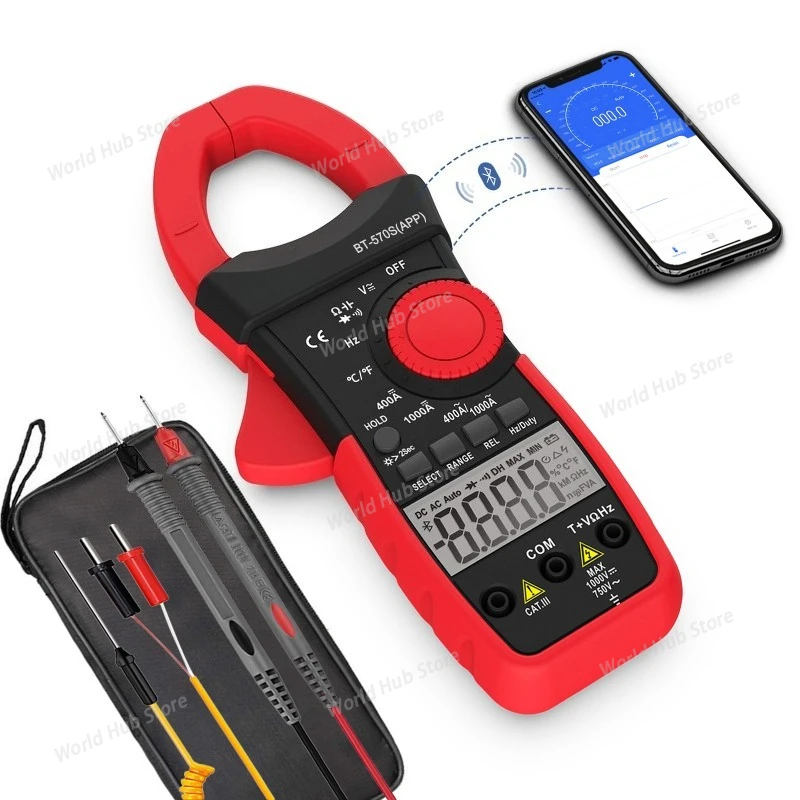 Smart Portable Digital High-precision Maintenance Electrician Multimeter with Bluetooth Connection 570T-APP
Smart Portable Digital High-precision Maintenance Electrician Multimeter with Bluetooth Connection 570T-APP