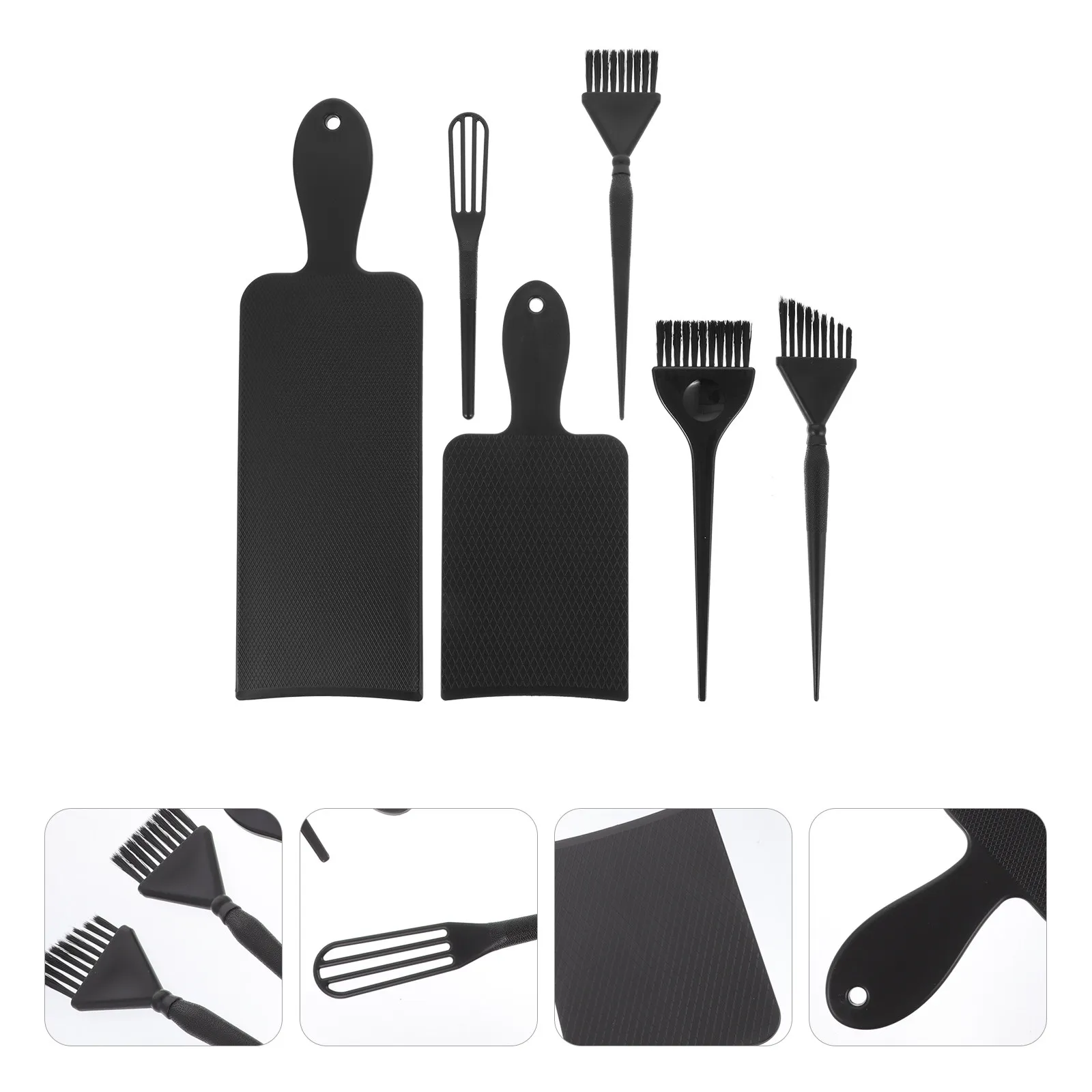 6Pcs Hair Coloring Kit Highlighting Board and Dye Brush Set Professional Salon Grade Plastic Hair Dyeing Tools for Root Touch Up
6Pcs Hair Coloring Kit Highlighting Board and Dye Brush Set Professional Salon Grade Plastic Hair Dyeing Tools for Root Touch Up