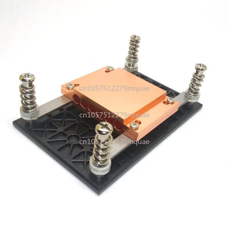 AM4/AM5 CPU platform heat pipe copper splint for thermal conduction 6-hole heat pipe pressure plate, screw-back plate install
AM4/AM5 CPU platform heat pipe copper splint for thermal conduction 6-hole heat pipe pressure plate, screw-back plate install