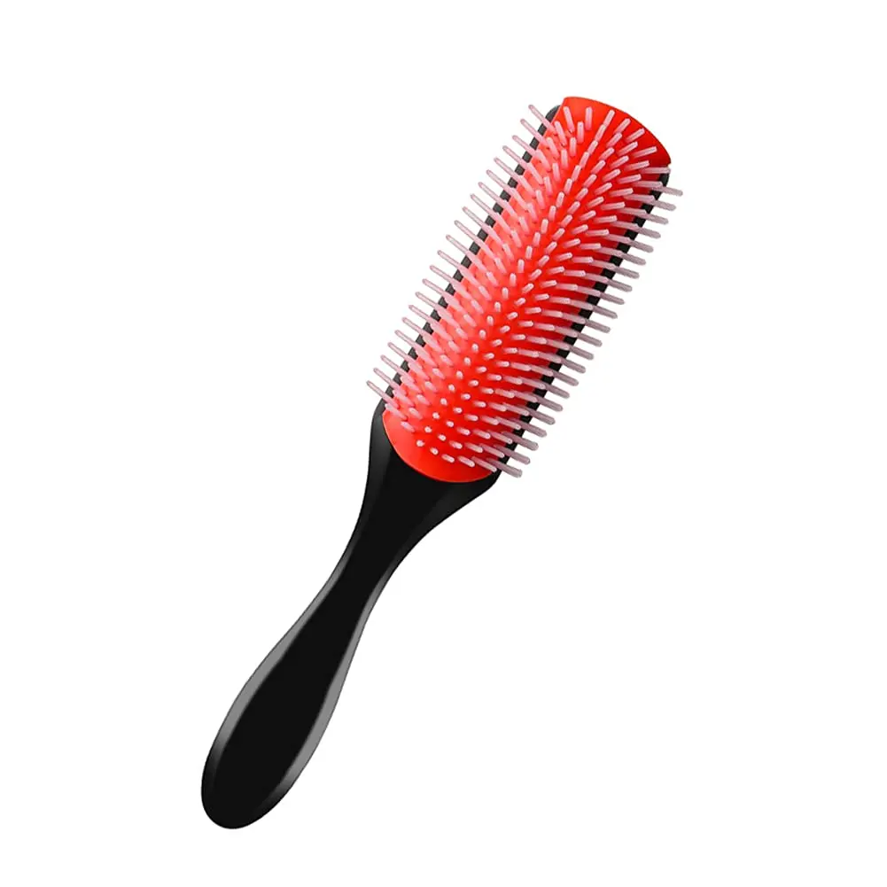 9-Rows Cushion Nylon Bristle Hair Brush Classic Detangling Wet Dry Curly Hair Defining Separating Shaping Styling Tool
9-Rows Cushion Nylon Bristle Hair Brush Classic Detangling Wet Dry Curly Hair Defining Separating Shaping Styling Tool