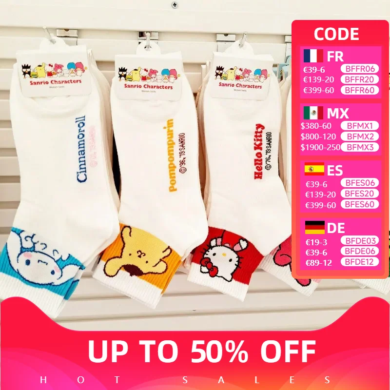 Y2K Socks Hello Kitty for Girls Medium Kuromi Cinnamoroll Socks Kawaii Sanrio Melody Socks Rosered Black White Sock Women Female
Y2K Socks Hello Kitty for Girls Medium Kuromi Cinnamoroll Socks Kawaii Sanrio Melody Socks Rosered Black White Sock Women Female