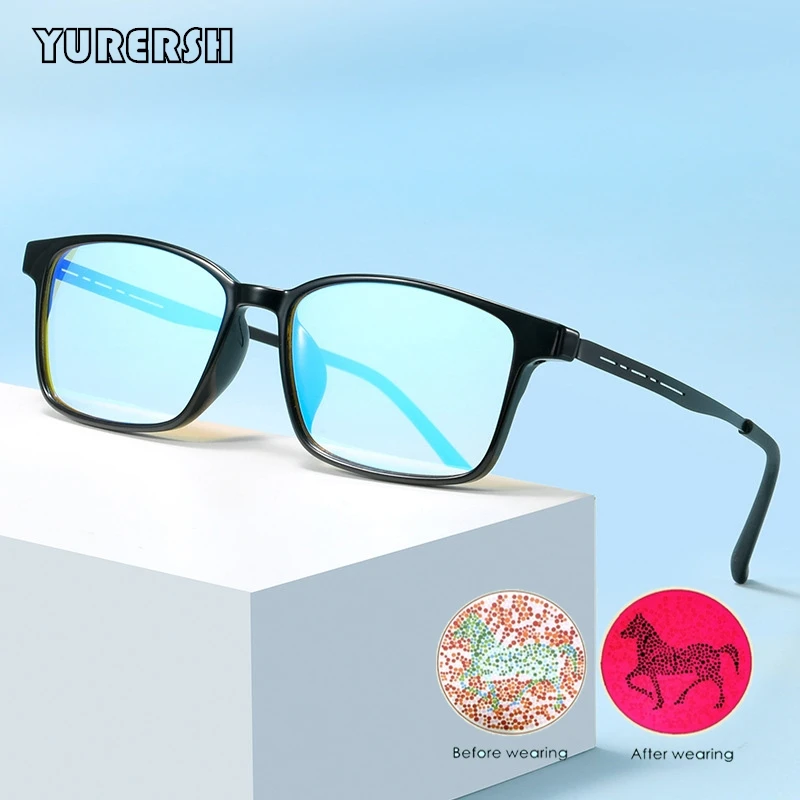 YURERSH New Style Color-blindness Glasses TR90 Men Avoid Different Views Red Green Color Blind Driving Test Eyewear Dropshipping
YURERSH New Style Color-blindness Glasses TR90 Men Avoid Different Views Red Green Color Blind Driving Test Eyewear Dropshipping