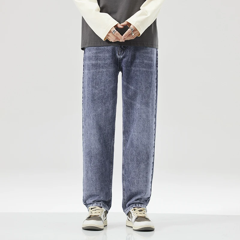 Mens Retro Vintage Straight Stretch Denim Business Casual Office Trousers Spring Autumn Loose Fit Jeans Youth Fashion Versatile
Mens Retro Vintage Straight Stretch Denim Business Casual Office Trousers Spring Autumn Loose Fit Jeans Youth Fashion Versatile