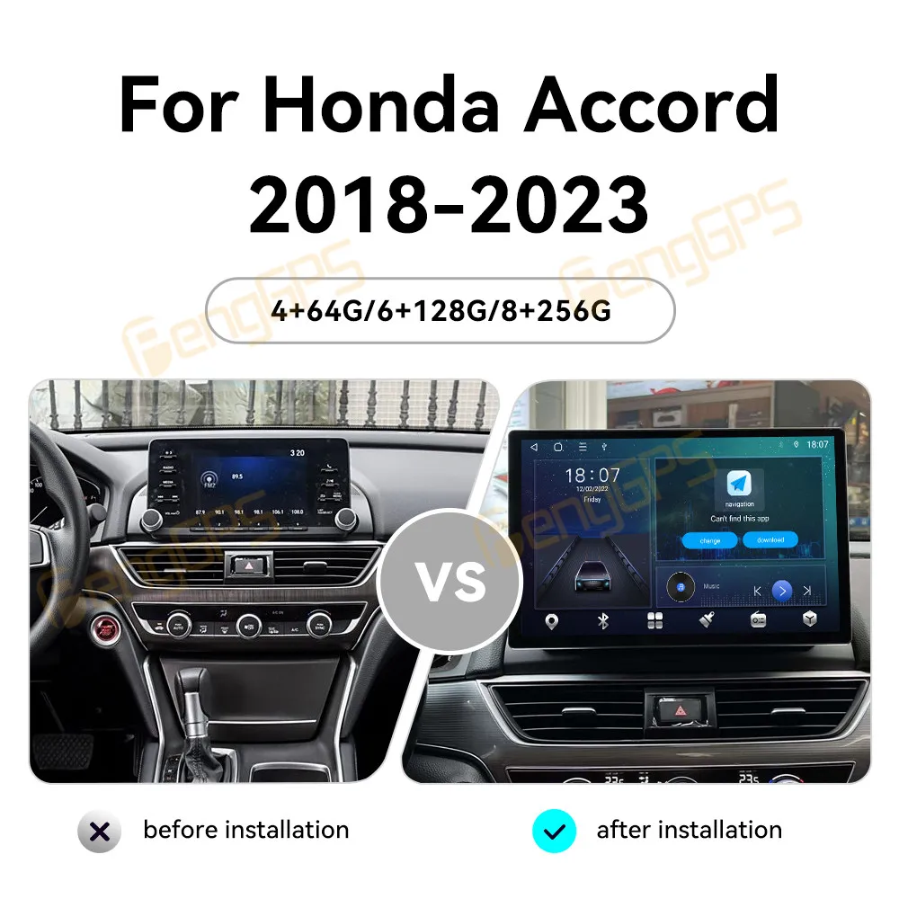 13,3-дюймовый автомобильный радиоприемник Android 13 CarPlay для Honda Accord 2018-2023, мультимедийный плеер с сенсорным экраном, GPS-навигация, головное устройство DSP BT
13,3-дюймовый автомобильный радиоприемник Android 13 CarPlay для Honda Accord 2018-2023, мультимедийный плеер с сенсорным экраном, GPS-навигация, головное устройство DSP BT