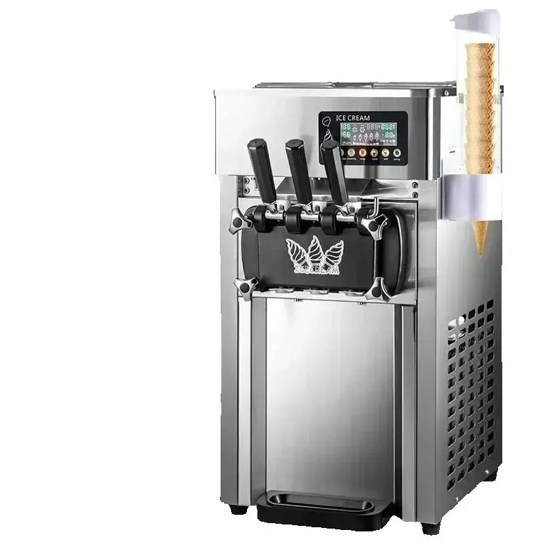 Sihao Ice Cream Machine 1200W A168 Panassonic Compressor Ice Cream Maker 3Flavors Ice Cream Making Machine 4 Nozzles LCD Pannel
Sihao Ice Cream Machine 1200W A168 Panassonic Compressor Ice Cream Maker 3Flavors Ice Cream Making Machine 4 Nozzles LCD Pannel