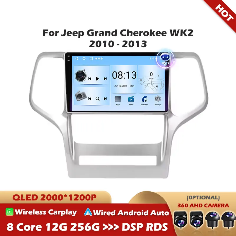 For Jeep Grand Cherokee WK2 2010 - 2013 Car Android Auto Radio Multimedia Player Stereo Video Touchscreen Navigation GPS WIFI
For Jeep Grand Cherokee WK2 2010 - 2013 Car Android Auto Radio Multimedia Player Stereo Video Touchscreen Navigation GPS WIFI