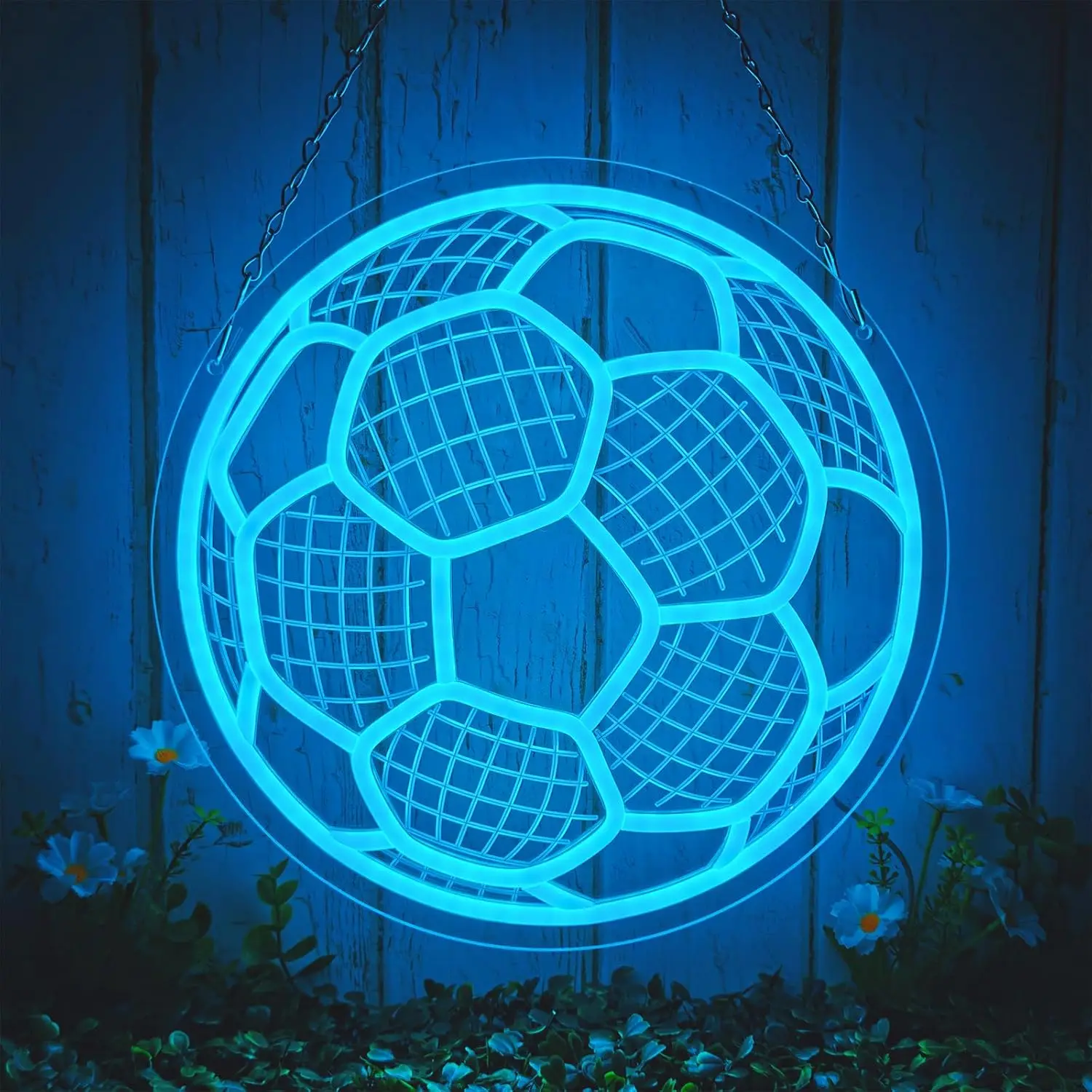 Soccer Neon Sign Dimmable LED Football Neon Lights for Bedroom Men Cave Sports Themed Boys Room Wall Decor Gifts Birthday Party
Soccer Neon Sign Dimmable LED Football Neon Lights for Bedroom Men Cave Sports Themed Boys Room Wall Decor Gifts Birthday Party