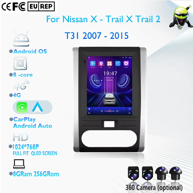 Android 15 9.7inch For Nissan X - Trail X Trail 2 T31 2007- 2015 HD screen Car Radio Multimedia Video Player Navigation GPS auto
Android 15 9.7inch For Nissan X - Trail X Trail 2 T31 2007- 2015 HD screen Car Radio Multimedia Video Player Navigation GPS auto