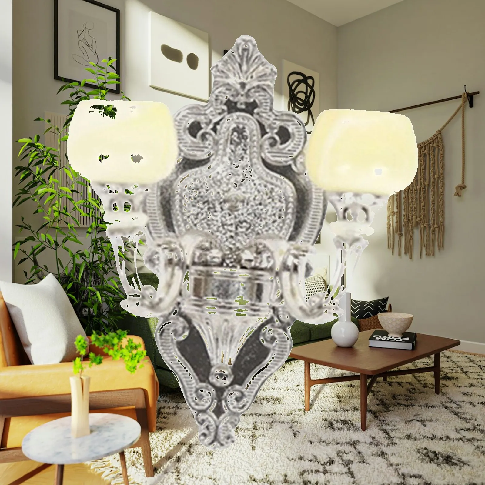 1/12 Dollhouse Miniature Wall Lamp Dollhouse Furniture DIY Decor Simulation Model Fairy Garden Pretend Play for Dollhouse
1/12 Dollhouse Miniature Wall Lamp Dollhouse Furniture DIY Decor Simulation Model Fairy Garden Pretend Play for Dollhouse