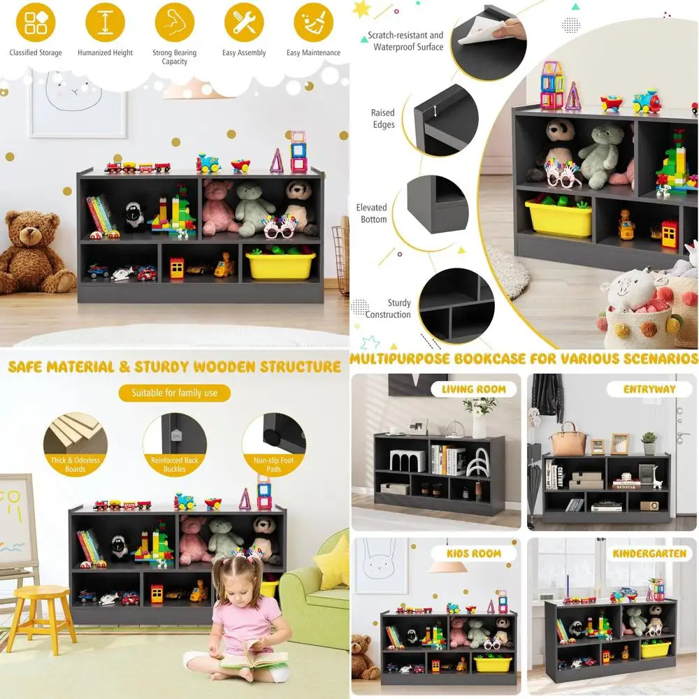 Деревянный блок для хранения вещей с 5 отделениями для детей, идеально подходит для классных, дошкольников и игровых комнат — темно-серый
Деревянный блок для хранения вещей с 5 отделениями для детей, идеально подходит для классных, дошкольников и игровых комнат — темно-серый