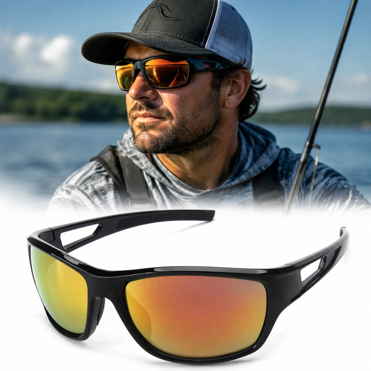 Durable Unisex TR90 Sports Sunglasses, HD UV Protection, Lightweight for Beach Volleyball, Fishing & Outdoor Activities
Durable Unisex TR90 Sports Sunglasses, HD UV Protection, Lightweight for Beach Volleyball, Fishing & Outdoor Activities
