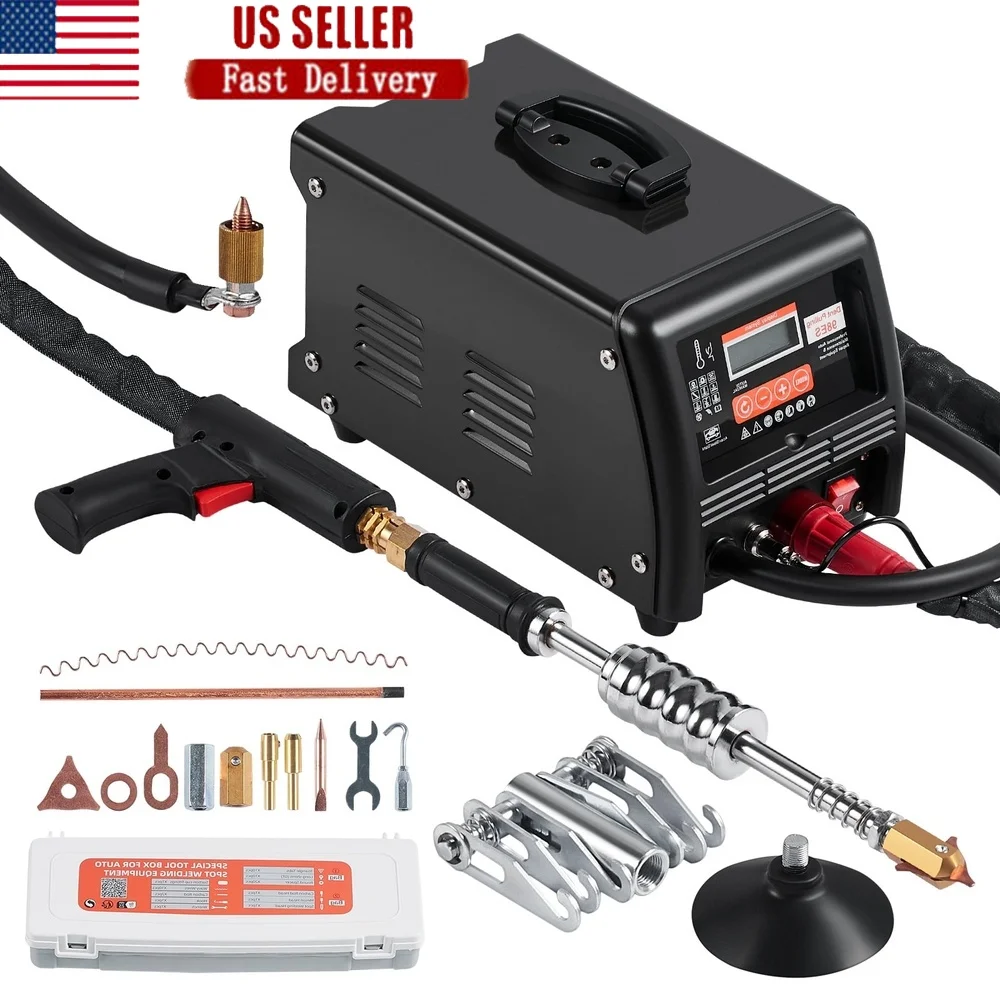 3KW Spot Welder Dent Repair Kit with Auto Manual Modes 9 Versatile Welding Functions Vehicle Body Repair 110V
3KW Spot Welder Dent Repair Kit with Auto Manual Modes 9 Versatile Welding Functions Vehicle Body Repair 110V