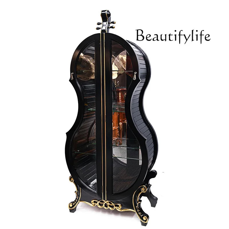 cabinet solid wood carving flower glass double door living room display cabinet household American light luxury ornament
cabinet solid wood carving flower glass double door living room display cabinet household American light luxury ornament