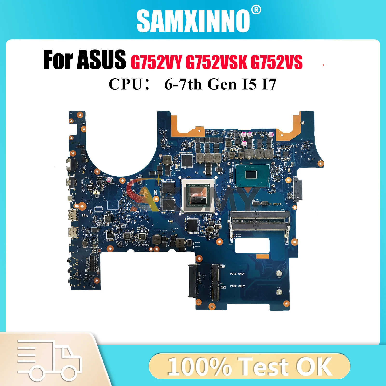 G752VY Laptop Motherboard For ASUS ROG G752V GL752VW G752VS G752VSK GL752VL Notebook Mainboard With I5 I7 CPU 100% tests OK stk
G752VY Laptop Motherboard For ASUS ROG G752V GL752VW G752VS G752VSK GL752VL Notebook Mainboard With I5 I7 CPU 100% tests OK stk