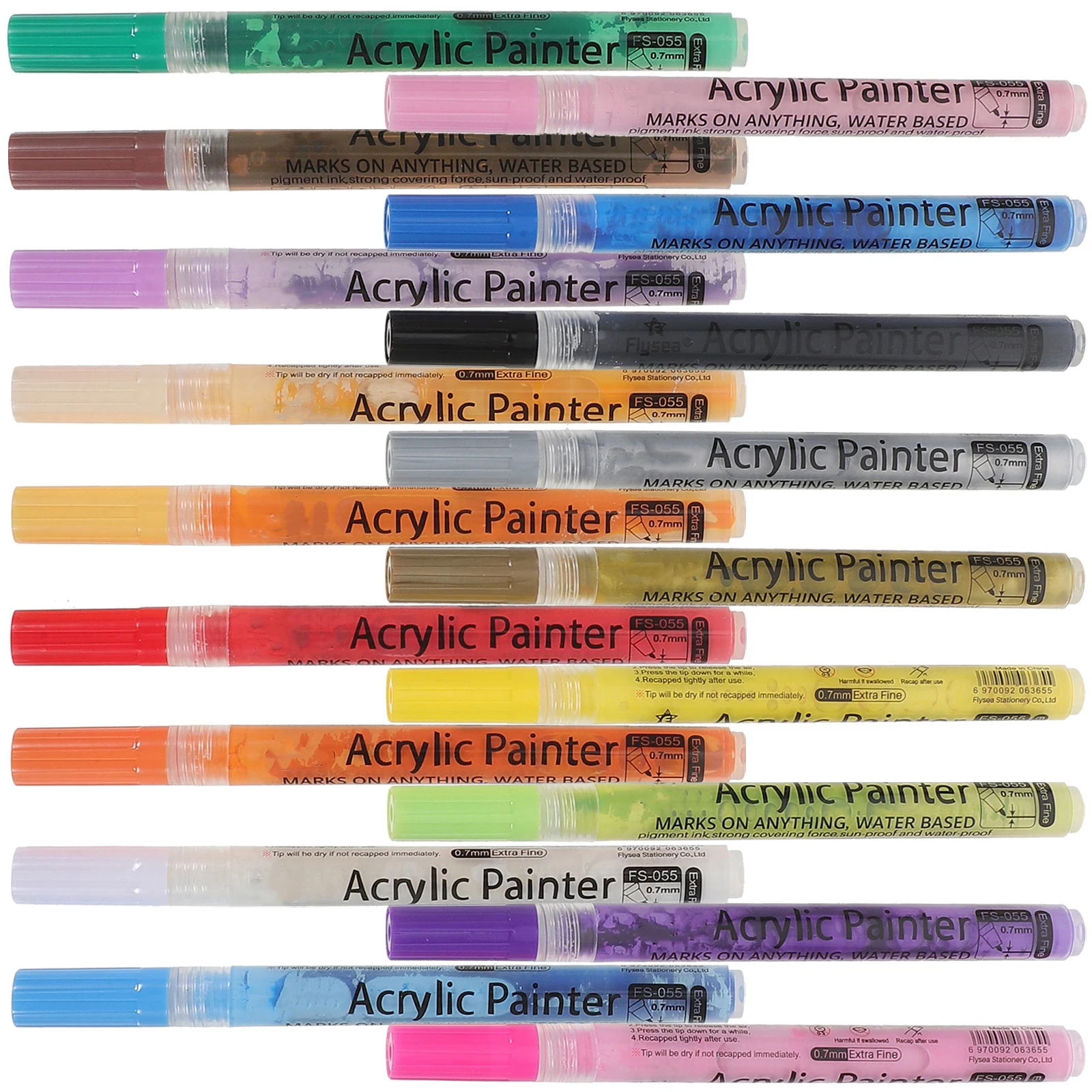 18 Pens Painting Pens 0 7mm Tip Durable Material For Arts Graffiti Pans Crafts Gifts Students Kids 
18 Pens Painting Pens 0 7mm Tip Durable Material For Arts Graffiti Pans Crafts Gifts Students Kids