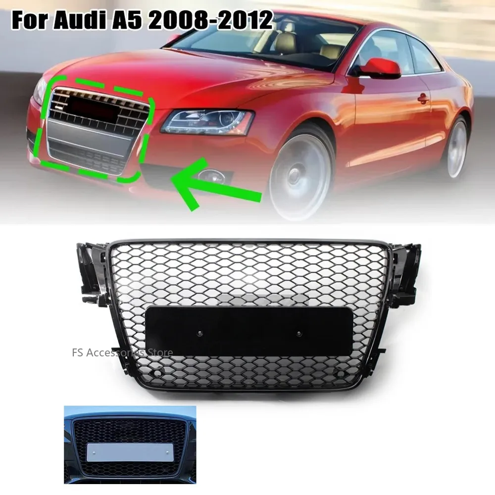 Car Front Bumper Grille Honeycomb Radiator Bumper Grille Grill Cover For A5 B8 8P0 2008-2012 8T0853651 Replacement Racing Grills
Car Front Bumper Grille Honeycomb Radiator Bumper Grille Grill Cover For A5 B8 8P0 2008-2012 8T0853651 Replacement Racing Grills