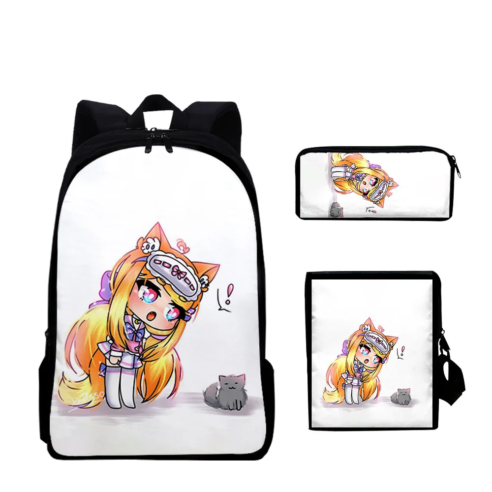Classic Novelty Gacha Life 3D Print 3pcs/Set pupil School Bags Laptop Daypack Backpack Inclined shoulder bag Pencil Case
Classic Novelty Gacha Life 3D Print 3pcs/Set pupil School Bags Laptop Daypack Backpack Inclined shoulder bag Pencil Case