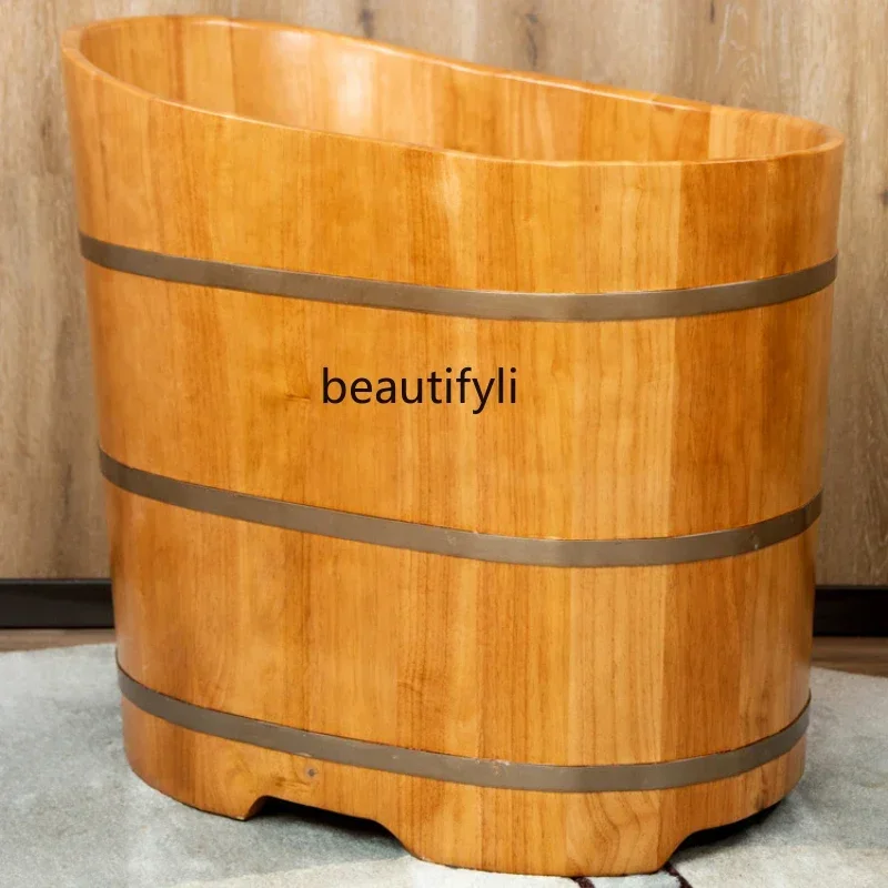 LBX Oak Small Apartment Bath Wooden Barrel Children Bath Barrel Bath Bucket Bathtub Home
LBX Oak Small Apartment Bath Wooden Barrel Children Bath Barrel Bath Bucket Bathtub Home