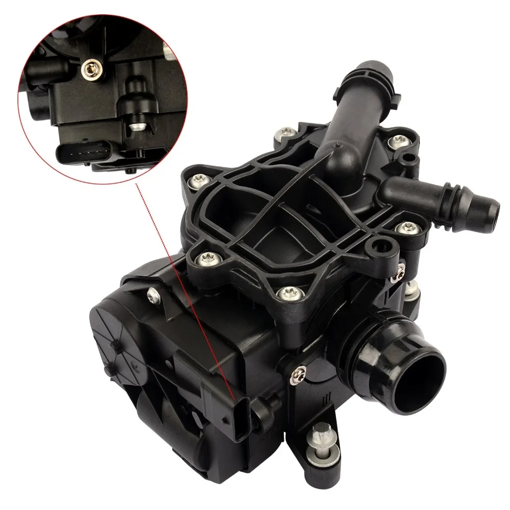 Engine Cooling Thermostat Heat Manage Module for BMW 330i 430i 520i with OEM Number 11537644811 Fit for 2017 2021 Models
Engine Cooling Thermostat Heat Manage Module for BMW 330i 430i 520i with OEM Number 11537644811 Fit for 2017 2021 Models