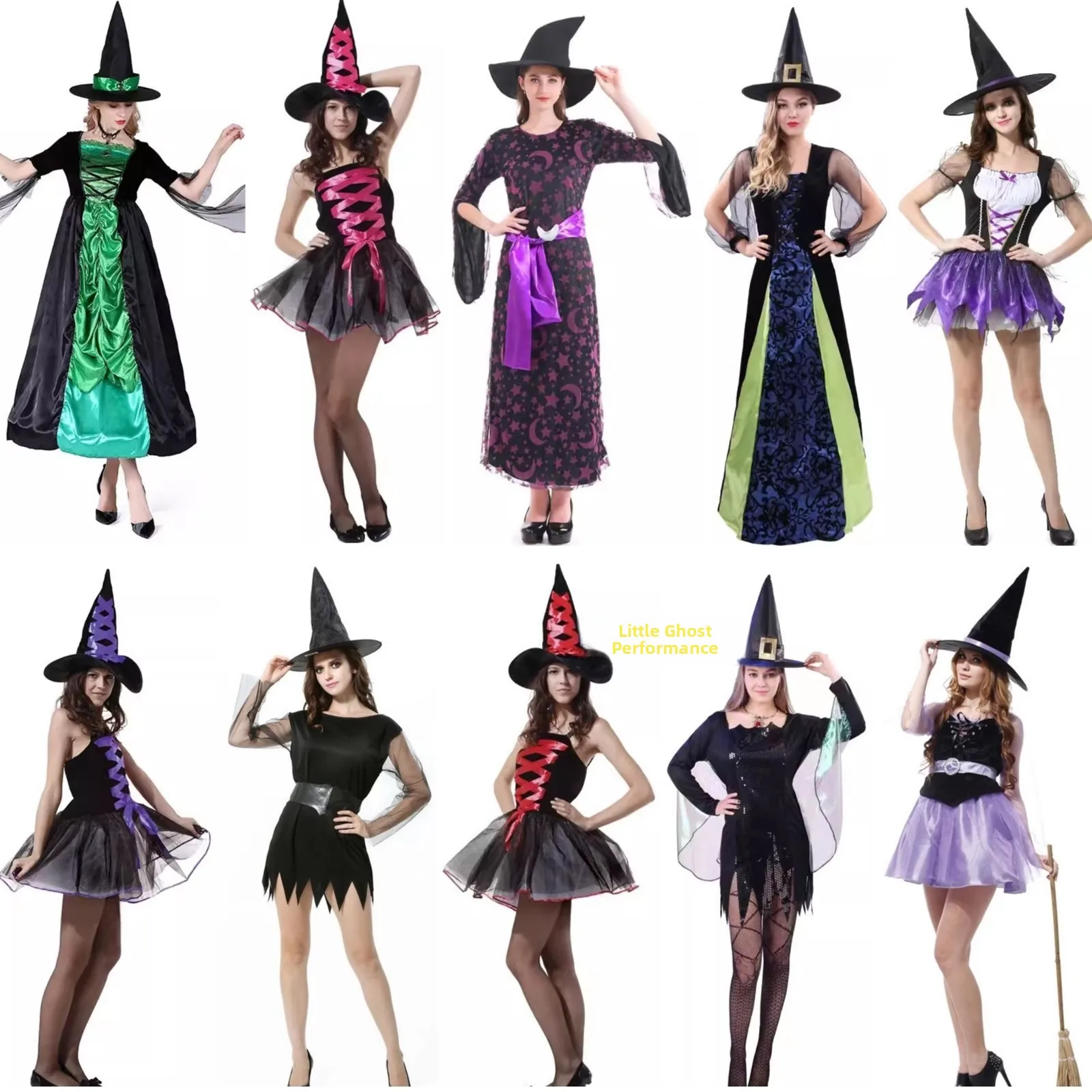 Halloween Witch Costume Terroristic Ghost Outfit Photography Model Stage Performance Magic Show Masquerade Ball Polyester Mat...
Halloween Witch Costume Terroristic Ghost Outfit Photography Model Stage Performance Magic Show Masquerade Ball Polyester Mat...