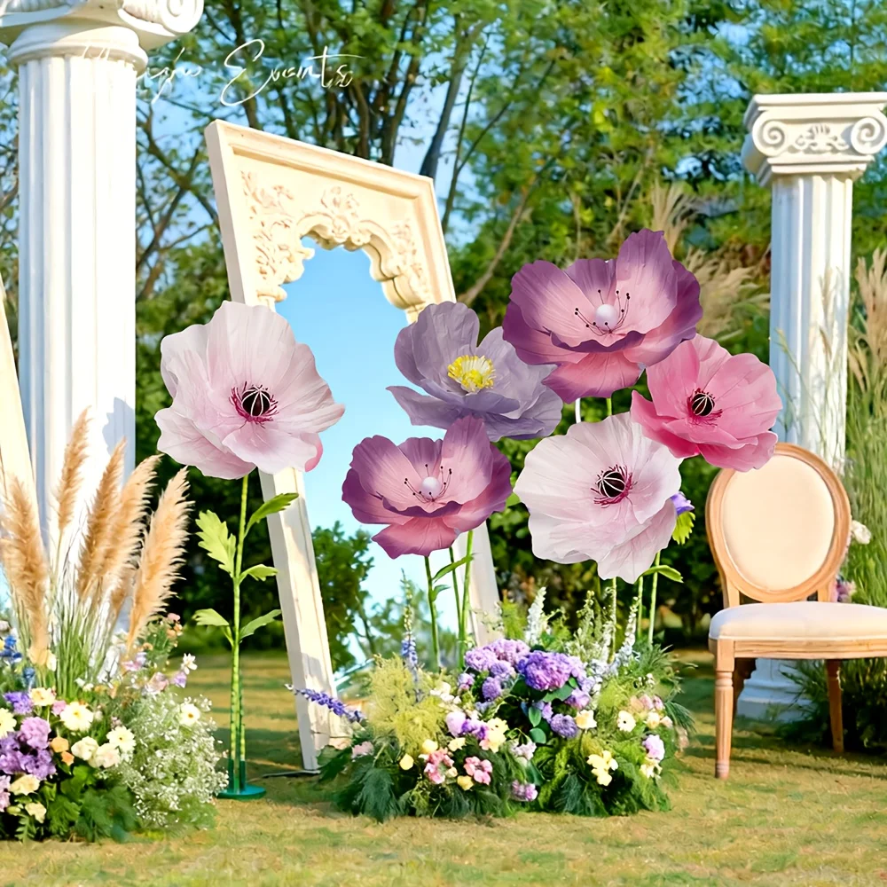 Giant Realistic Large Artificial Flowers for Wedding Aisle Decor, Floor Displays, Store Window & Mall Decorations - Heavy-Duty Plastic/Paper//Metal Stems, Spring Festival Valentine's Day Party Centerpieces, No Maintenance Fake Flower Arr
Giant Realistic Large Artificial Flowers for Wedding Aisle Decor, Floor Displays, Store Window & Mall Decorations - Heavy-Duty Plastic/Paper//Metal Stems, Spring Festival Valentine's Day Party Centerpieces, No Maintenance Fake Flower Arr