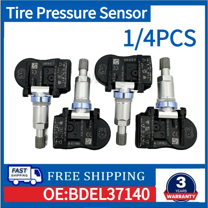 1/4PCS Tire Pressure Sensor 433MHZ BDEL-37-140 TPMS Sensor For Mazda CX-5 2020-2026 CX-30 BDMC-37-140
1/4PCS Tire Pressure Sensor 433MHZ BDEL-37-140 TPMS Sensor For Mazda CX-5 2020-2026 CX-30 BDMC-37-140