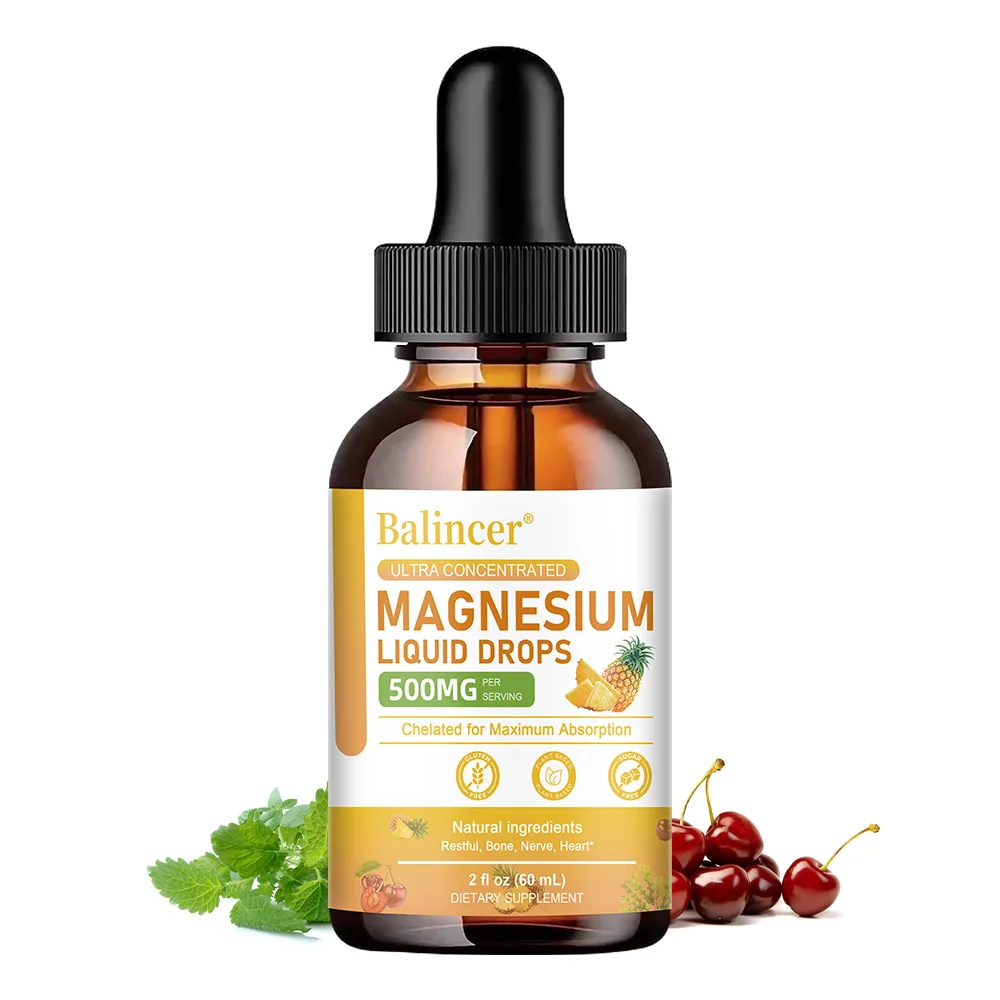 Magnesium Liquid Drops - Highly Absorbable 5-in-1 Magnesium Complex - for Bones, Muscles, Nerves & Energy - 2 Fl Oz
Magnesium Liquid Drops - Highly Absorbable 5-in-1 Magnesium Complex - for Bones, Muscles, Nerves & Energy - 2 Fl Oz