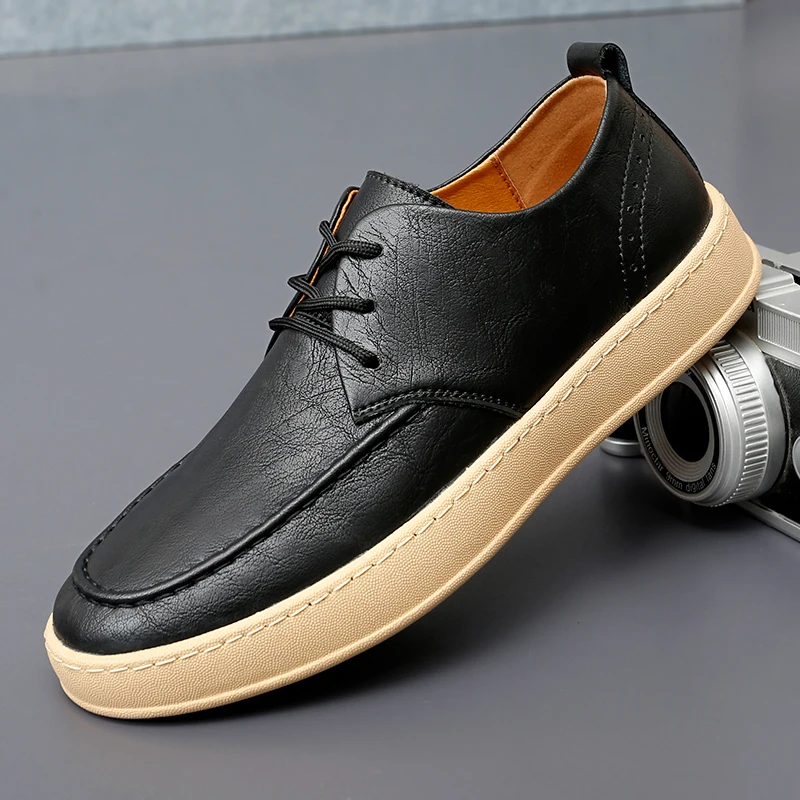 2024 New Fashion Men Shoes Trend Comfortable Board Shoes Cross Strap Casual Sneakers Men Fashion British Style Leather Shoes
2024 New Fashion Men Shoes Trend Comfortable Board Shoes Cross Strap Casual Sneakers Men Fashion British Style Leather Shoes