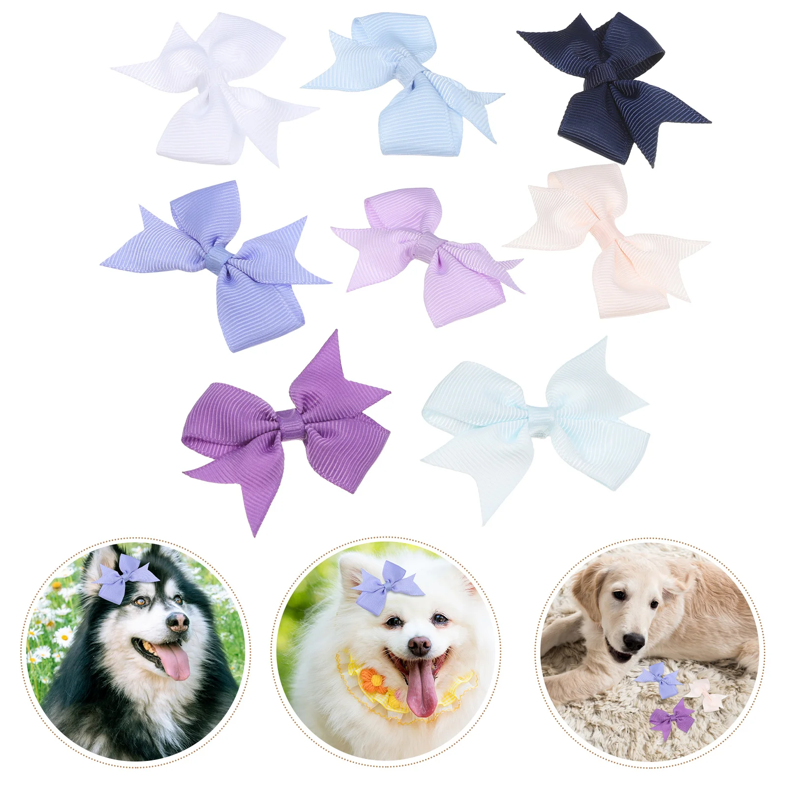 8pcs Dog Bowknot Hair Clips Bow Hair Clip for Medium Large Dogs Durable Fade Resistant Pet Grooming Accessories
8pcs Dog Bowknot Hair Clips Bow Hair Clip for Medium Large Dogs Durable Fade Resistant Pet Grooming Accessories