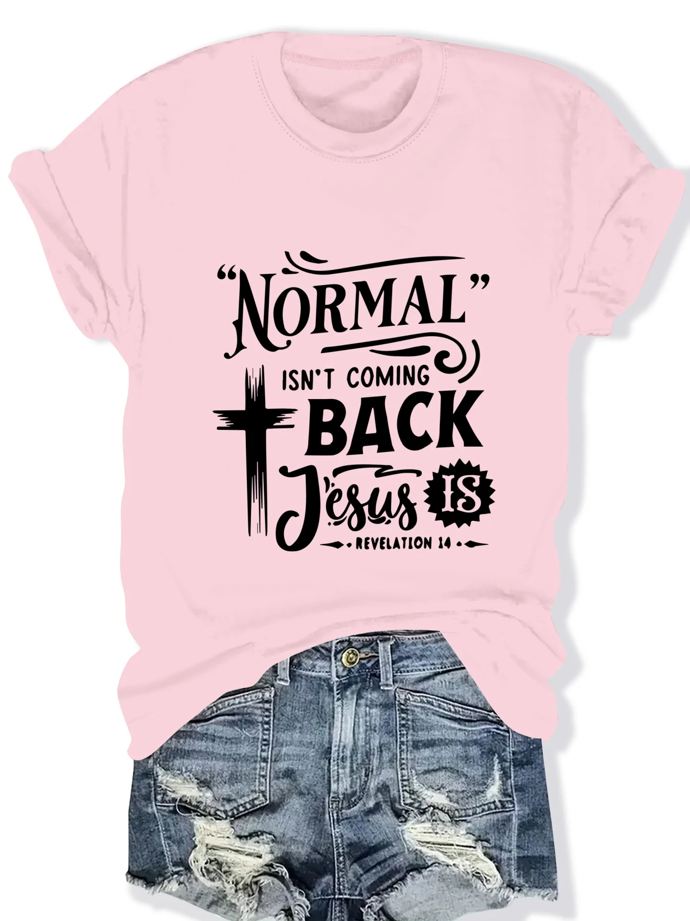 Fashionable Ladies round Neck Short Sleeve T-Shirt with Letter Pattern Print Casual Comfortable Women's Top
Fashionable Ladies round Neck Short Sleeve T-Shirt with Letter Pattern Print Casual Comfortable Women's Top
