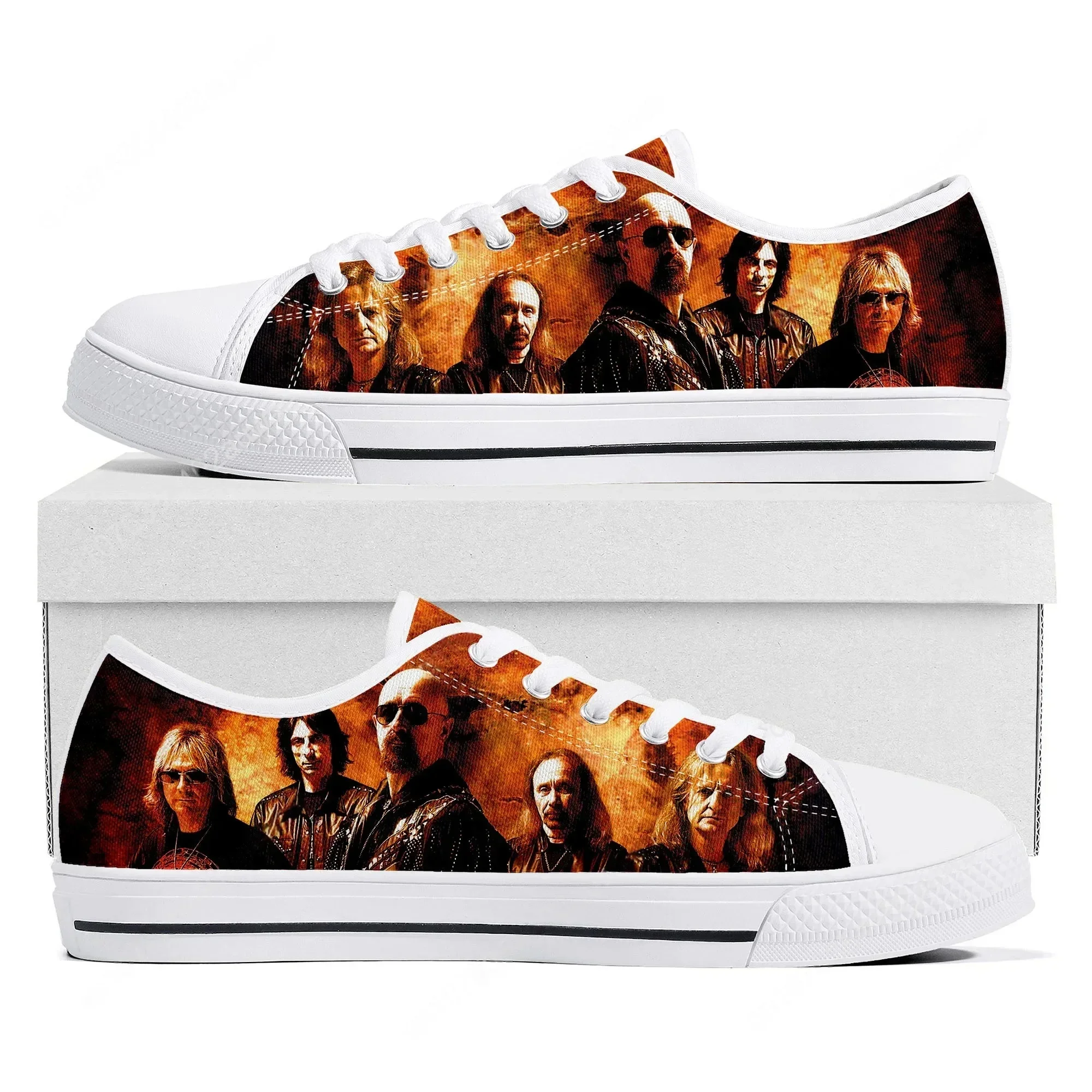 Judas Priest Heavy Metal Rock Band Low Top High Quality Sneakers Mens Women Teenager Canvas Sneaker Custom Casual Couple Shoes
Judas Priest Heavy Metal Rock Band Low Top High Quality Sneakers Mens Women Teenager Canvas Sneaker Custom Casual Couple Shoes
