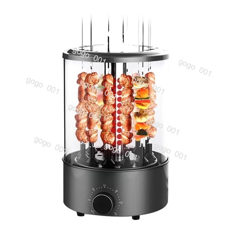 Бытовой бездымный электрический гриль, автоматическая вращающаяся машина для кебаба для шашлыков из ягненка, барбекю, внутренний уличный гриль с легкой очисткой
Бытовой бездымный электрический гриль, автоматическая вращающаяся машина для кебаба для шашлыков из ягненка, барбекю, внутренний уличный гриль с легкой очисткой