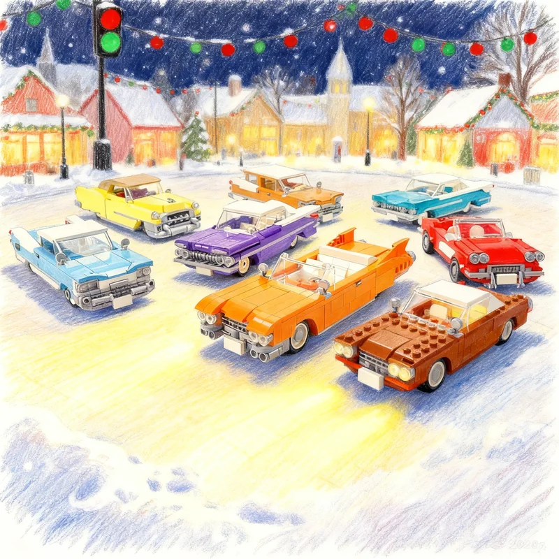 2443pcs MOC 50s Classic Car Bundle City Champions Model Building Blocks Creative DIY Gift Display Decor Assemble Premium Adult
2443pcs MOC 50s Classic Car Bundle City Champions Model Building Blocks Creative DIY Gift Display Decor Assemble Premium Adult