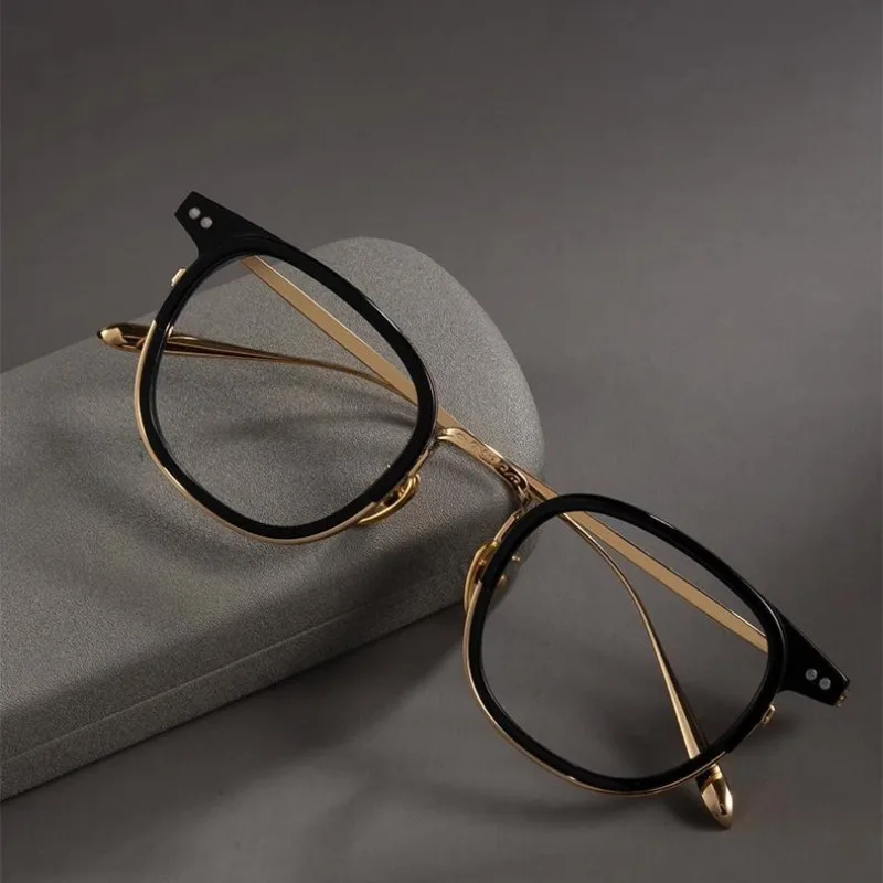 Japanese Retro Square Wide-rim Prescription Eyeglasses Frame Men Designer Handmade Acetate Pure Titanium Glasses Frame Spectacle
Japanese Retro Square Wide-rim Prescription Eyeglasses Frame Men Designer Handmade Acetate Pure Titanium Glasses Frame Spectacle