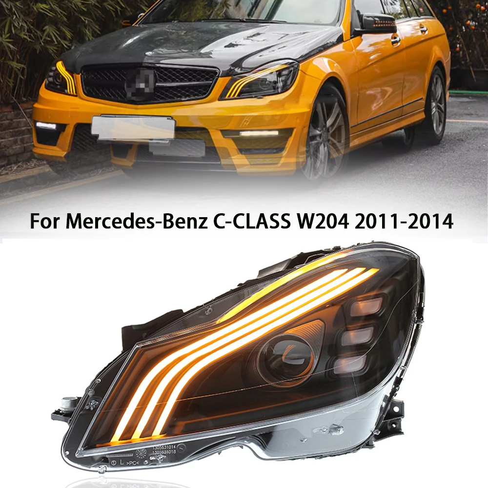 Автомобильные светодиодные фары для Benz W204 2011 2012 2013 2014 C200 C260 C-Class Передние DRL указатели поворота в сборе Plug and Play
Автомобильные светодиодные фары для Benz W204 2011 2012 2013 2014 C200 C260 C-Class Передние DRL указатели поворота в сборе Plug and Play