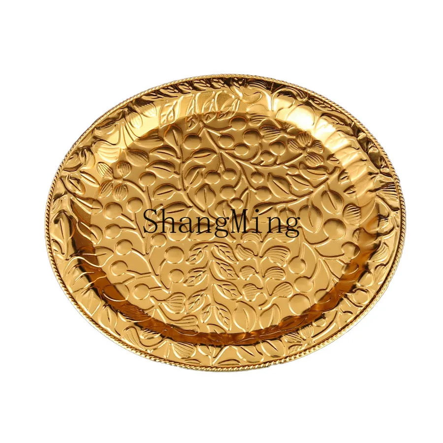 PYH pattern round tray fruit plate dinner plate dim sum tray restaurant candy plate household
PYH pattern round tray fruit plate dinner plate dim sum tray restaurant candy plate household